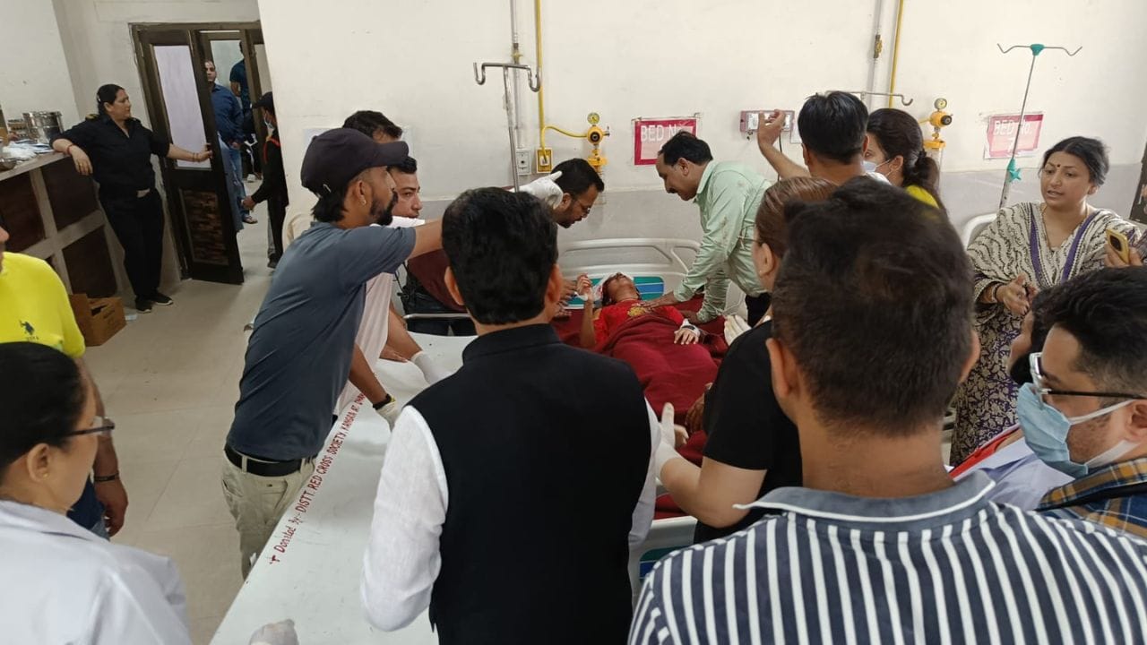 Himachal Driver Suffers Heart Attack While Driving Bus Overturns in Nurpur
