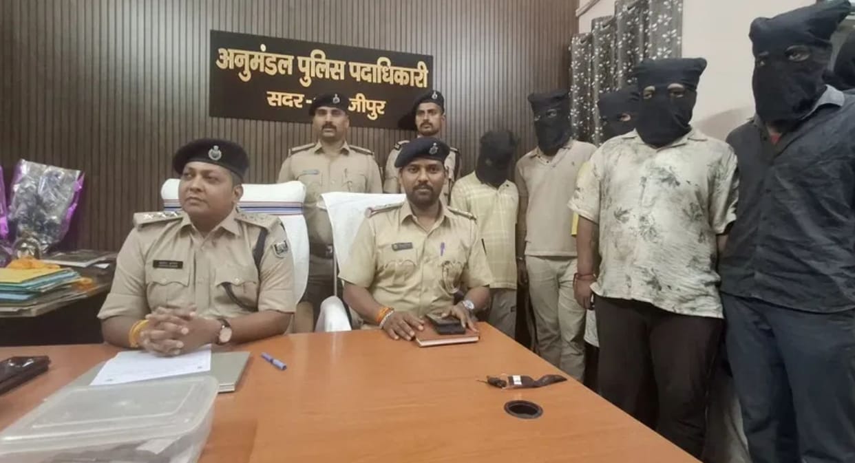 Major Arms Smuggling Racket Busted in Vaishali, Five Accused Arrested with Haryana Link