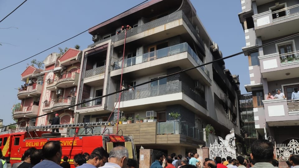 Delhi Vivek Vihar Fire: Child Distress Call Ends After Blast, 9 Killed in Suspected AC Explosion