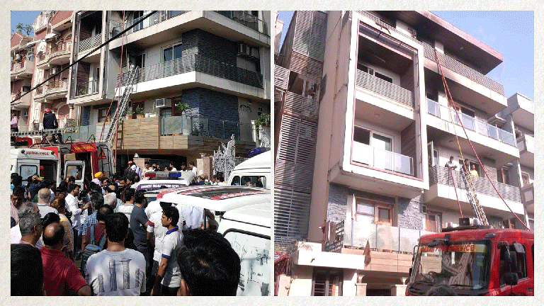 delhi fire
