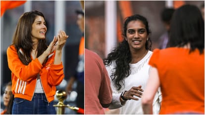 IPL 2026 SRH VS KKR: PV Sindhu and Kavya Maran in Hyderabad for Ipl match photos goes viral