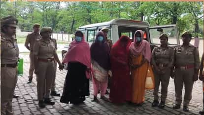 Maharajganj police busted a bride-robber gang and arrested four women.