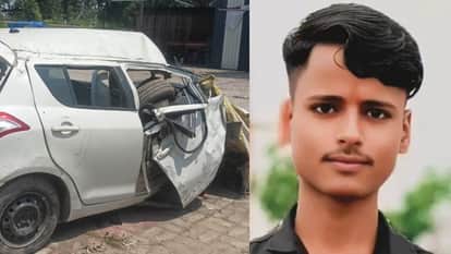Friends Flee After Road Accident Young Man Dies Inside Car in Lakhimpur kheri