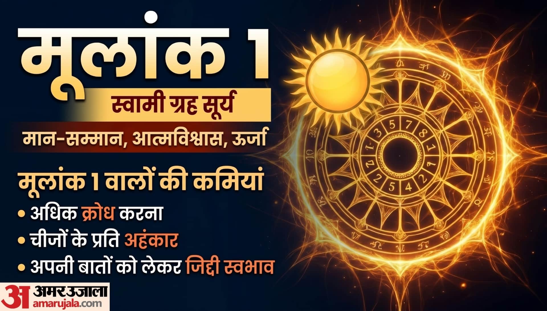 Mulank 1 People Personality Trait know mulank 1 waek point in hindi