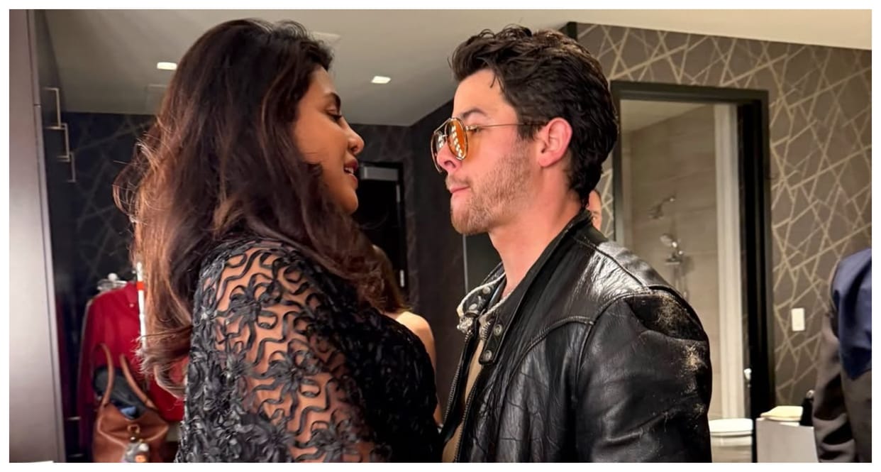nick jonas share romantic pic with wife priyanka chopra goes viral fans reaction
