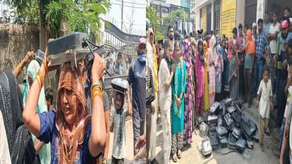 Women protest against smart meters