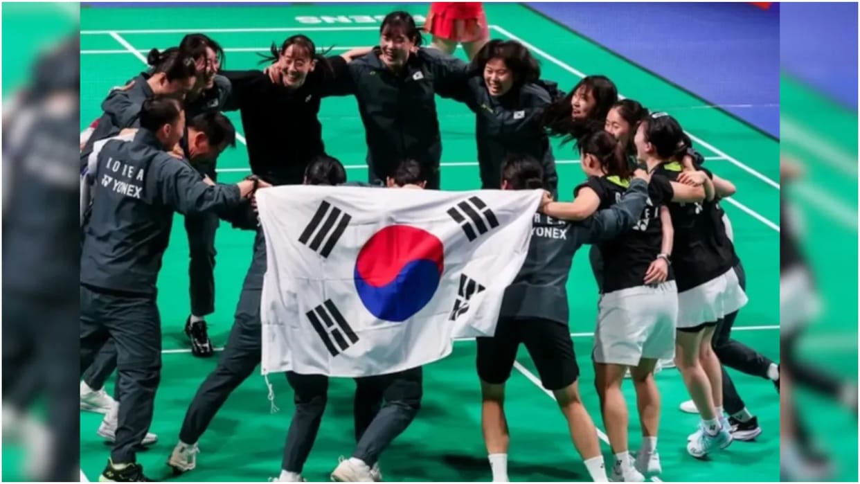 South Korea wins Uber Cup title for the third time, defeating China 3-1 in the final