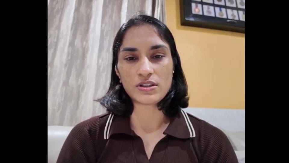 Olympic wrestler Vinesh Phogat again made a statement regarding Brijbhushan