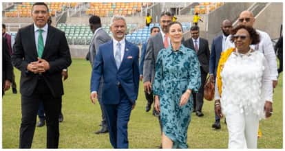 Cricket Strengthens India-Jamaica Ties as Jaishankar Gifts Digital Scoreboard at Sabina Park