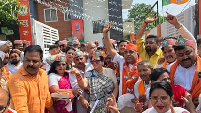 Kanpur City rejoices BJP historic victory Prakash Pal declares triumph nationalism good governance