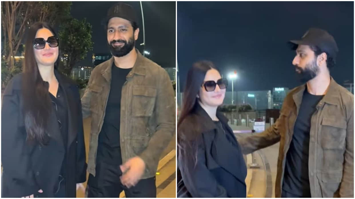 Katrina Kaif And Vicky Kaushal First Public Appearance Together After Welcoming Son Vihaan Video Viral