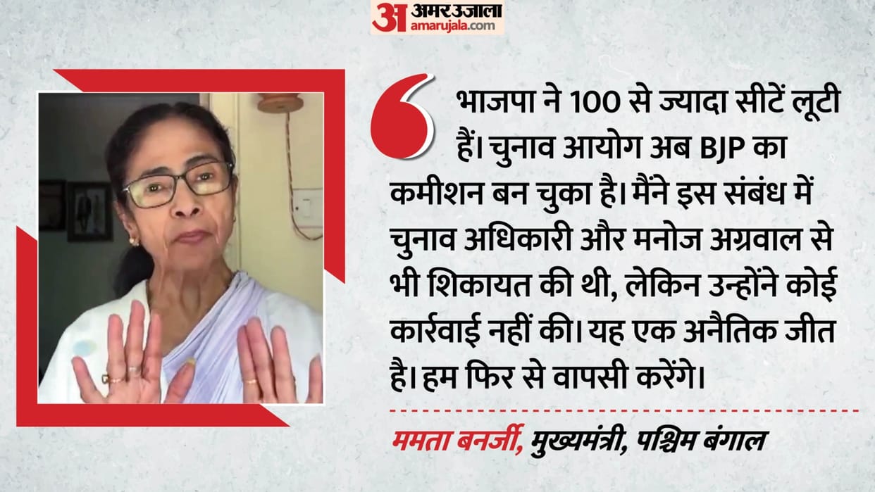 mamata banerjee says bjp looted seats in west bengal election results updates