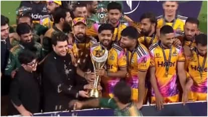PSL 2026 Final Peshawar Zalmi beat Hyderabad Kingsmen win title Aaron Hardie, Babar Azam