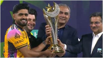 PSL 2026 Final Peshawar Zalmi beat Hyderabad Kingsmen win title Aaron Hardie, Babar Azam
