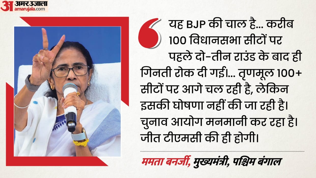 CM Mamata Banerjee on Vote Counting in Bengal Election Commission Acting Arbitrarily TMC Workers stay united