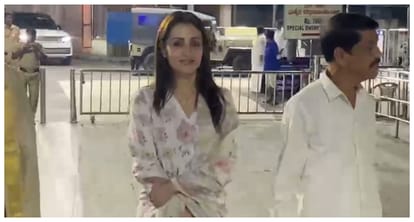 Trisha Krishnan offer prayers at tirumala temple fans link to Vijay thalapathy tamilnadu election result 2026