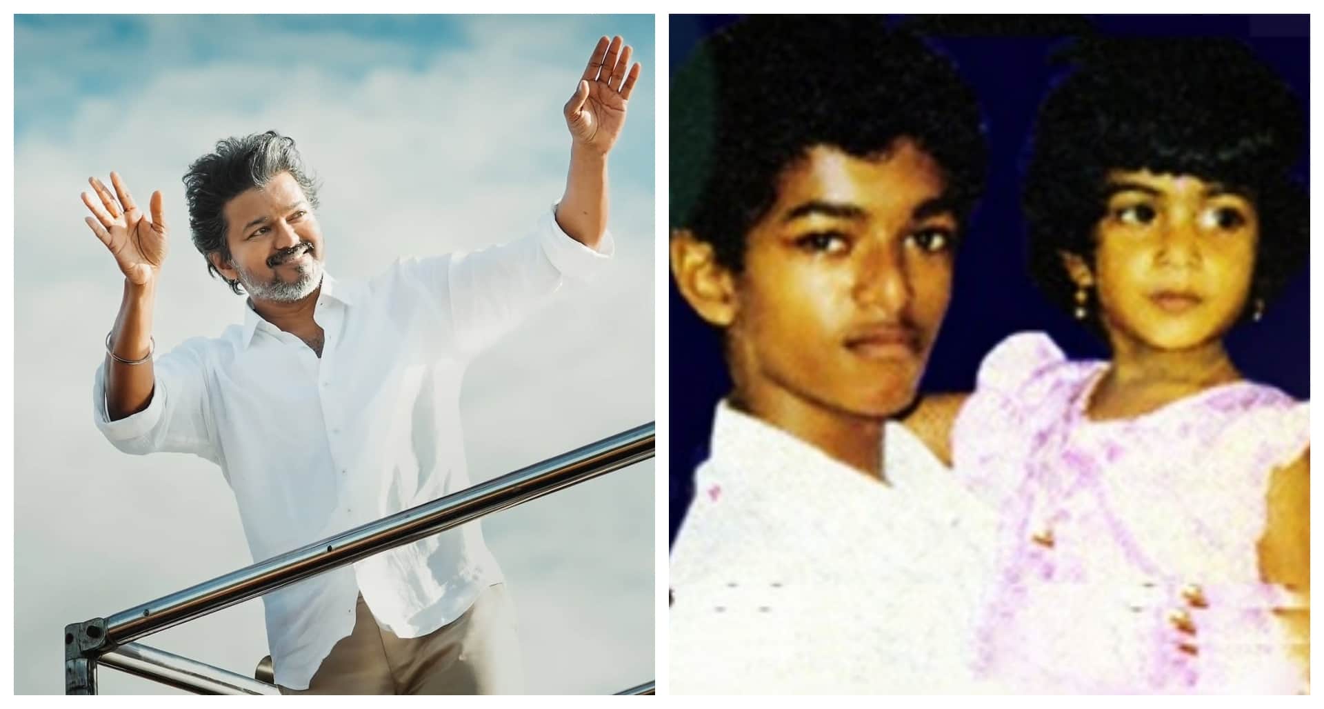 vijay thalapathy family tree father S A Chandrasekhar mother Shoba Chandrasekhar son Jason and daughter Dhivya
