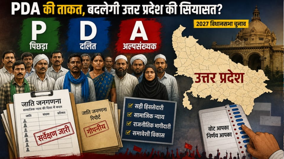 SP Plans to Use PDA Formula and Caste Census Strategy in Upcoming Assembly Elections