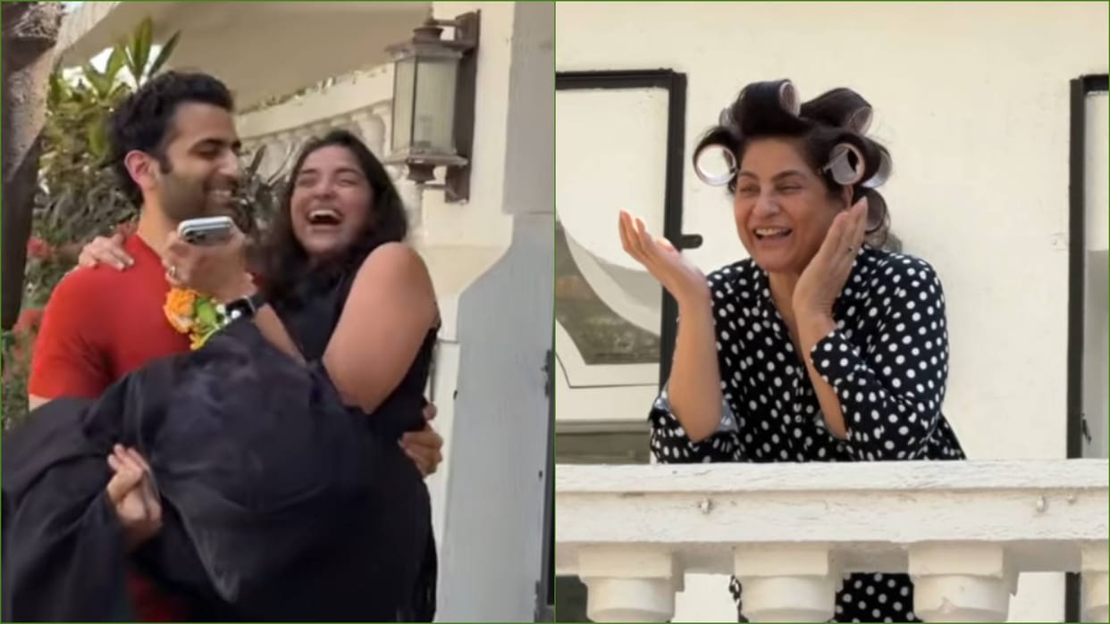 Archana Puran Singh Parmeet welcome Younger Son aayushmaan sethi girlfriend samiksha after aaryamann gf yogita