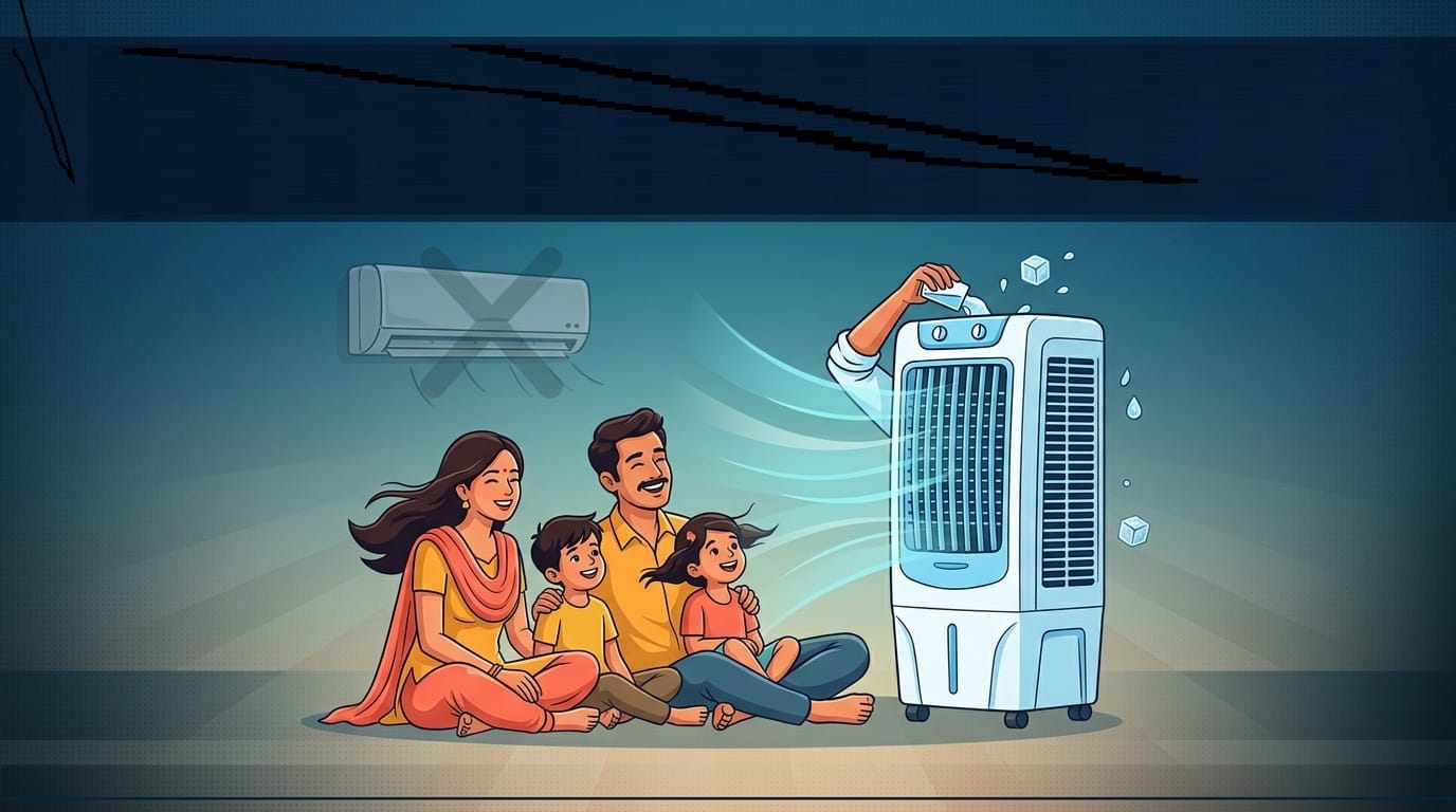air in the cooler can be cooled by adding salt alum and camphor cooler ki hawa kaise thandi hogi