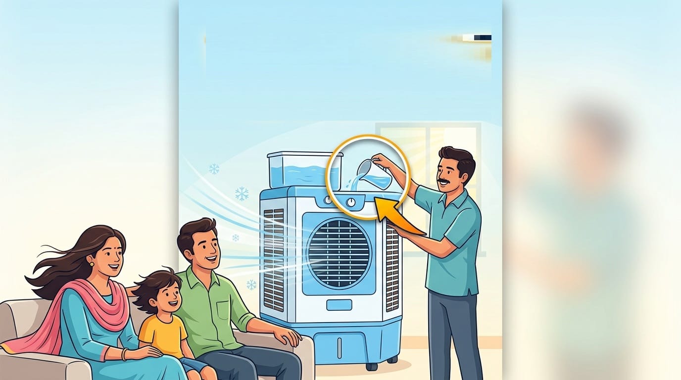 air in the cooler can be cooled by adding salt alum and camphor cooler ki hawa kaise thandi hogi