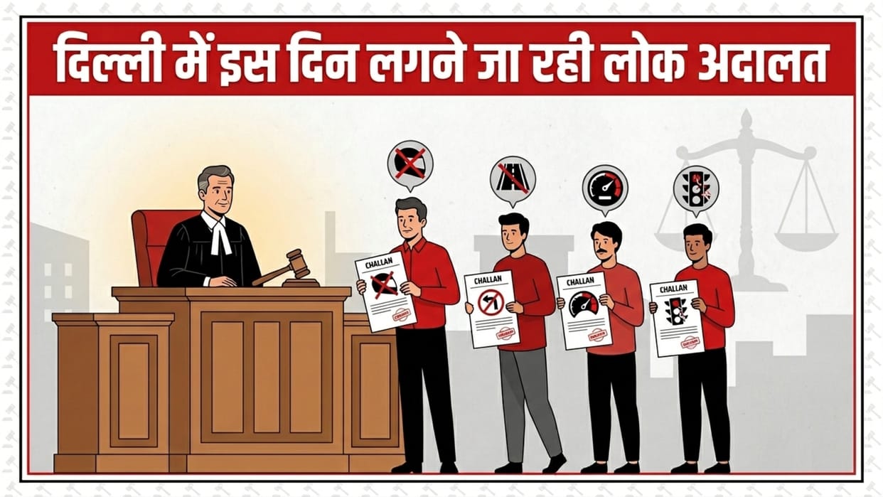 Delhi Lok Adalat Date: Easy Traffic Challan Settlement Process Explained