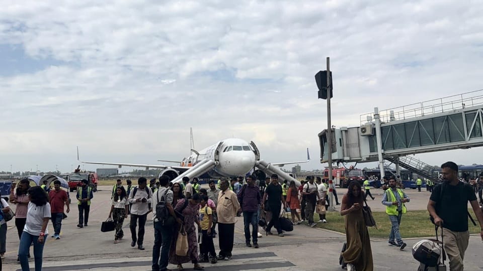 Blast in Indigo fligt at Chandigarh airport