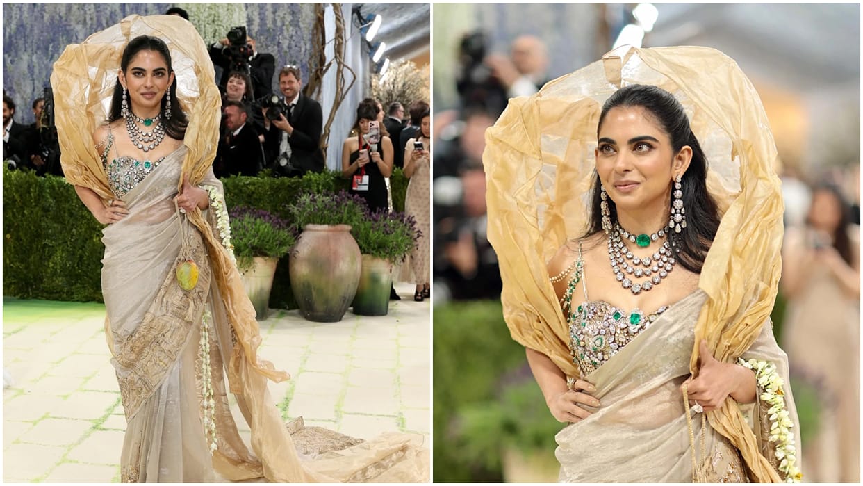 Viral Video Shows Isha Ambani Announces Influencer Julia Chafes Pregnancy At The Met Gala