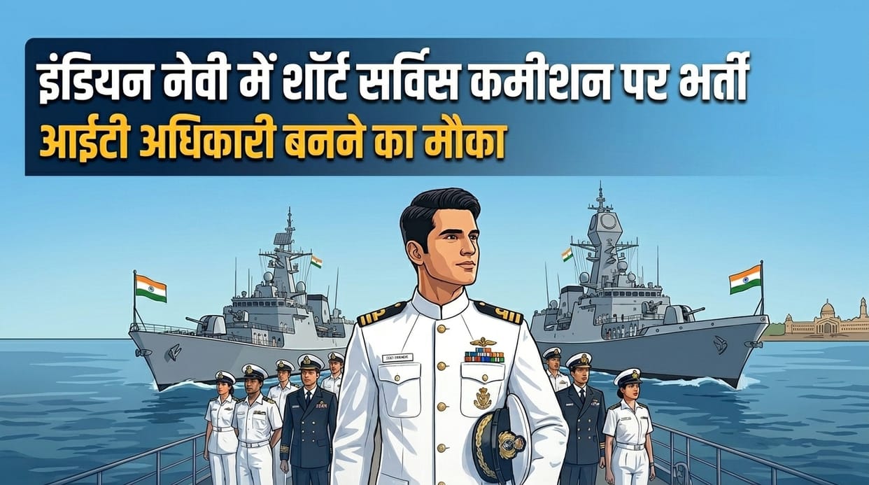 Indian Navy SSC IT Officer Recruitment 2026 Apply Online For 15 Posts No Written Exam Selection Details