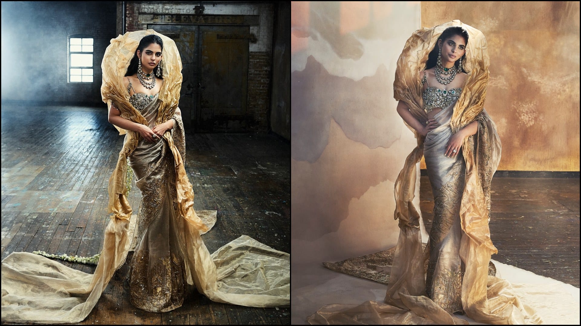 Isha Ambani Met Gala 2026 look Photos Outfit Jewellery Mango Bag Detailing