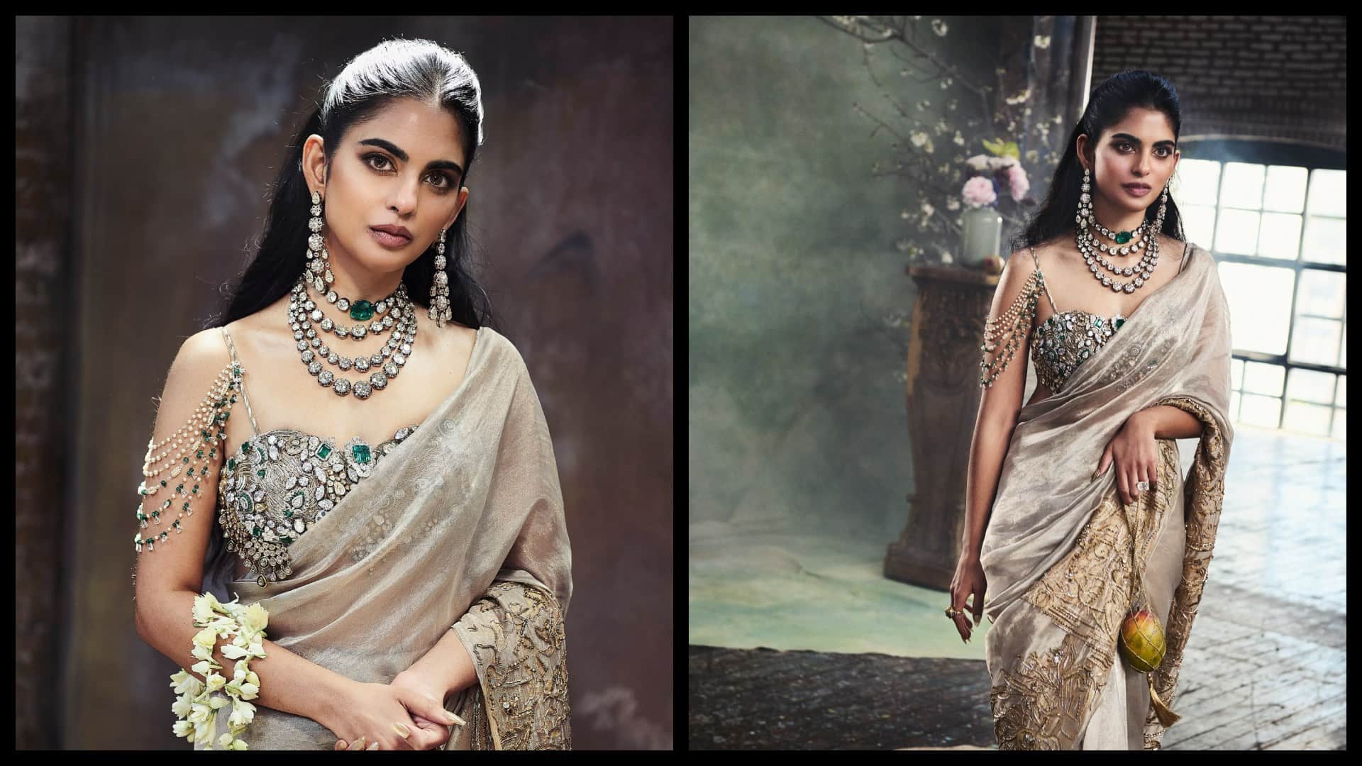 Isha Ambani Met Gala 2026 look Photos Outfit Jewellery Mango Bag Detailing