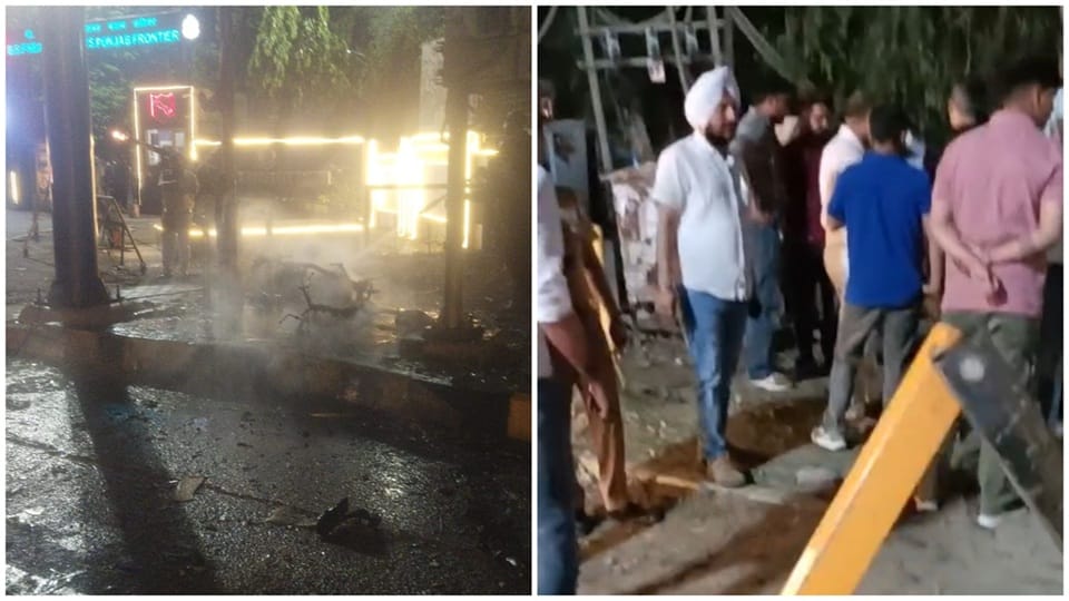 जालंधर में बीएएसएफ हेडक्वार्टर के बाहर ब्लास्ट