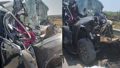 Orai Horrific Road Accident in Nuh Bodies Five Personnel Including Jalaun Outpost In charge Dead