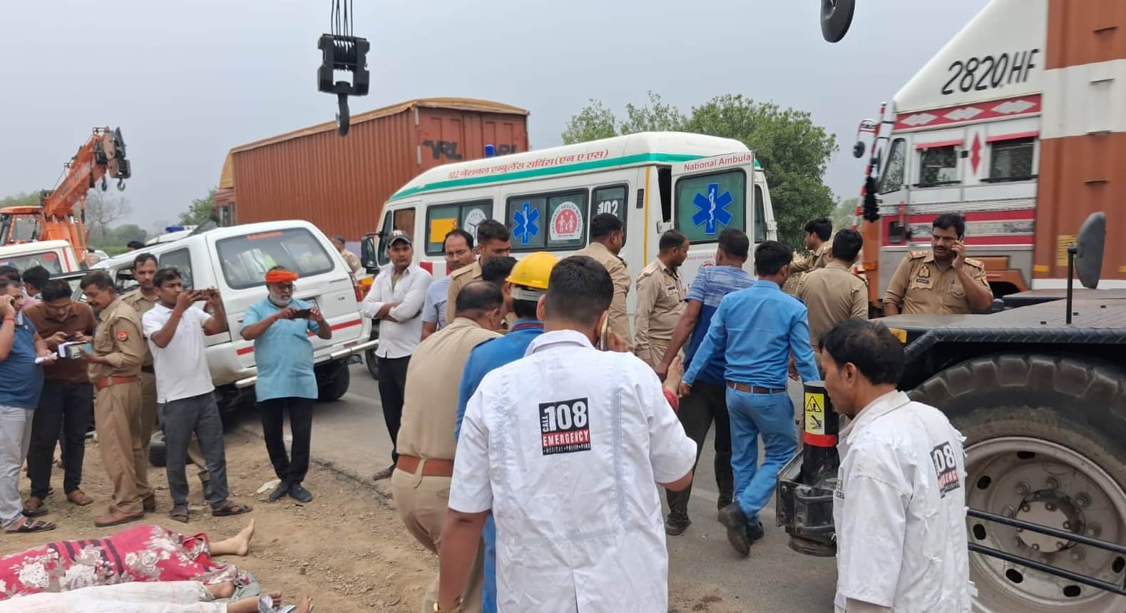 Jalaun Road Accident Last Smiling Selfie Leaving Only Tears Behind White Car Stained Red with Blood