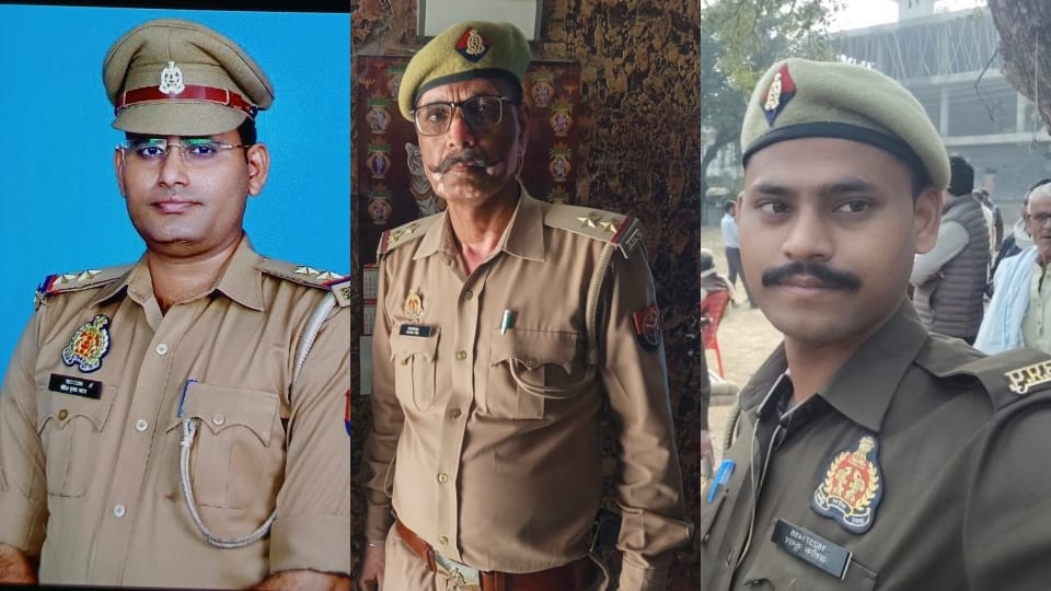 five Dead Including four up Policemen in Road Accident on KMP Expressway