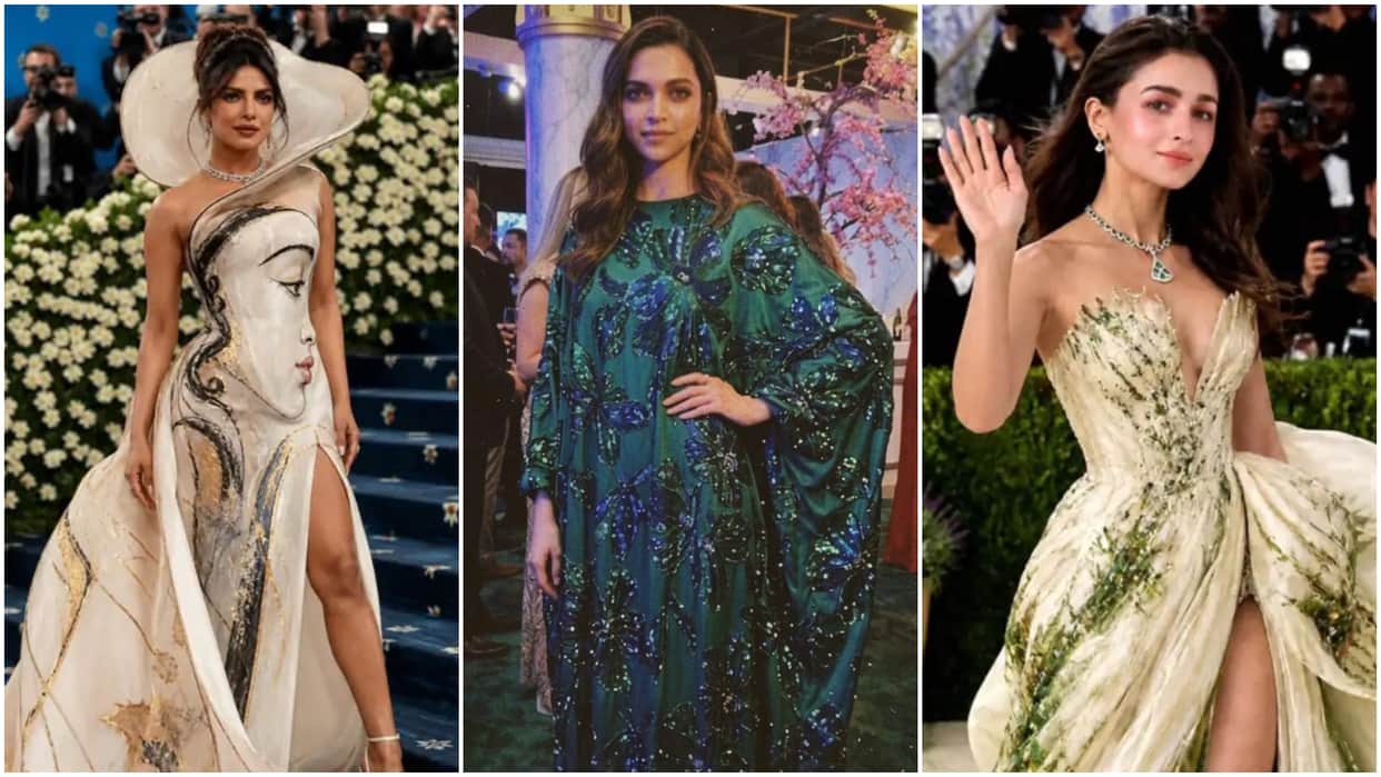 Priyanka Chopra Alia Bhatt And Deepika Padukone AI Generated Pictures Viral From Met Gala 2026 Red Carpet