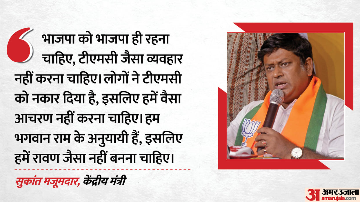 Sukanta Majumdar Urges BJP Workers to Maintain Restraint, Says Do Not Become Ravan Amid TMC Office Attacks