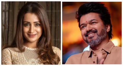 Tamil Nadu Chief Minister Vijay and Actress Trisha Krishnan Attend IPL 2026 match Viral Video Fact Check