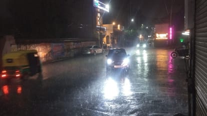Amidst gathering clouds Kashi receives rainfall Orange Alert issued for today winds expected