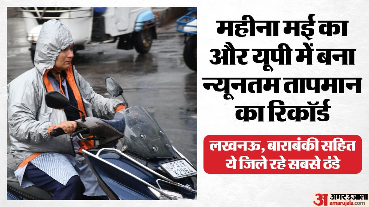 UP: Rain brings down temperatures in the state, with a maximum temperature of 27 degrees Celsius, this distric