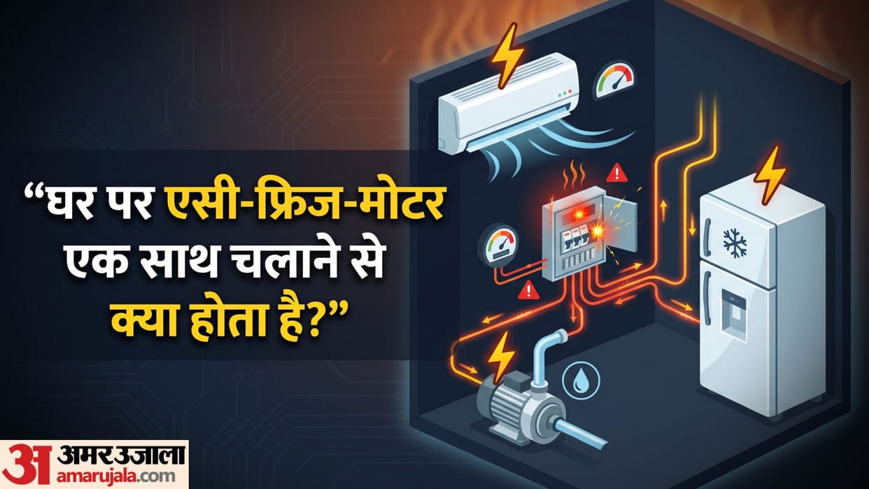 Home Safety Tips: Is it Safe to Run AC Fridge and Water Motor Simultaneously know in hindi