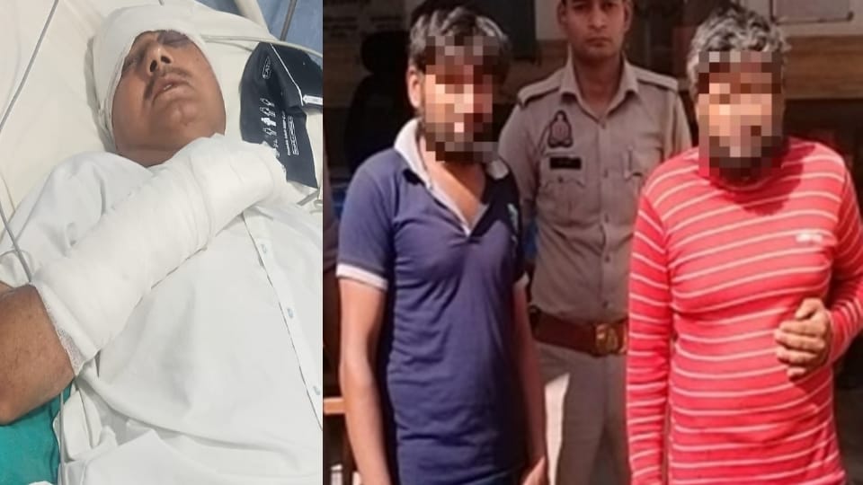 Bijnor: Inspector beaten on charges of molestation, head hit against wall, two people