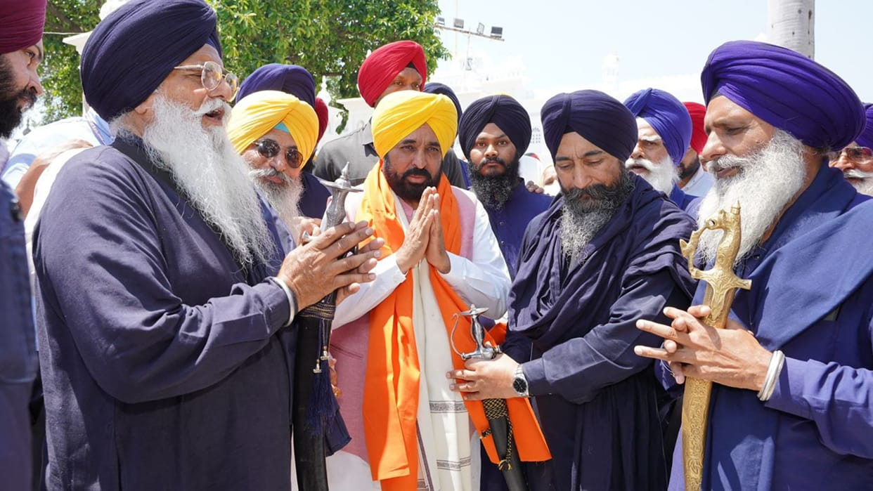 Politics over Blasts in Punjab Bhagwant Mann Alleges BJP Orchestrated Explosions BJP Hits Back