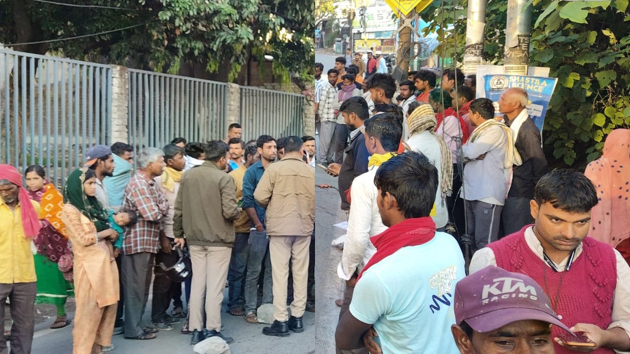 Dehradun Tragic accident early in the morning on Kanwali Road dumper crushes laborer