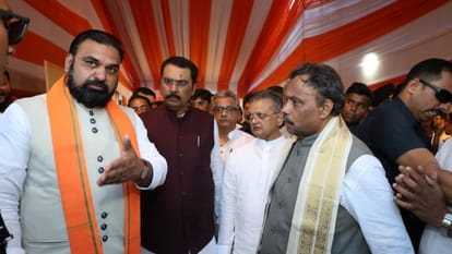 Home Minister Amit Shah reached Patna to attend swearing-in ceremony Gandhi Maidan patna Bihar News NDA party