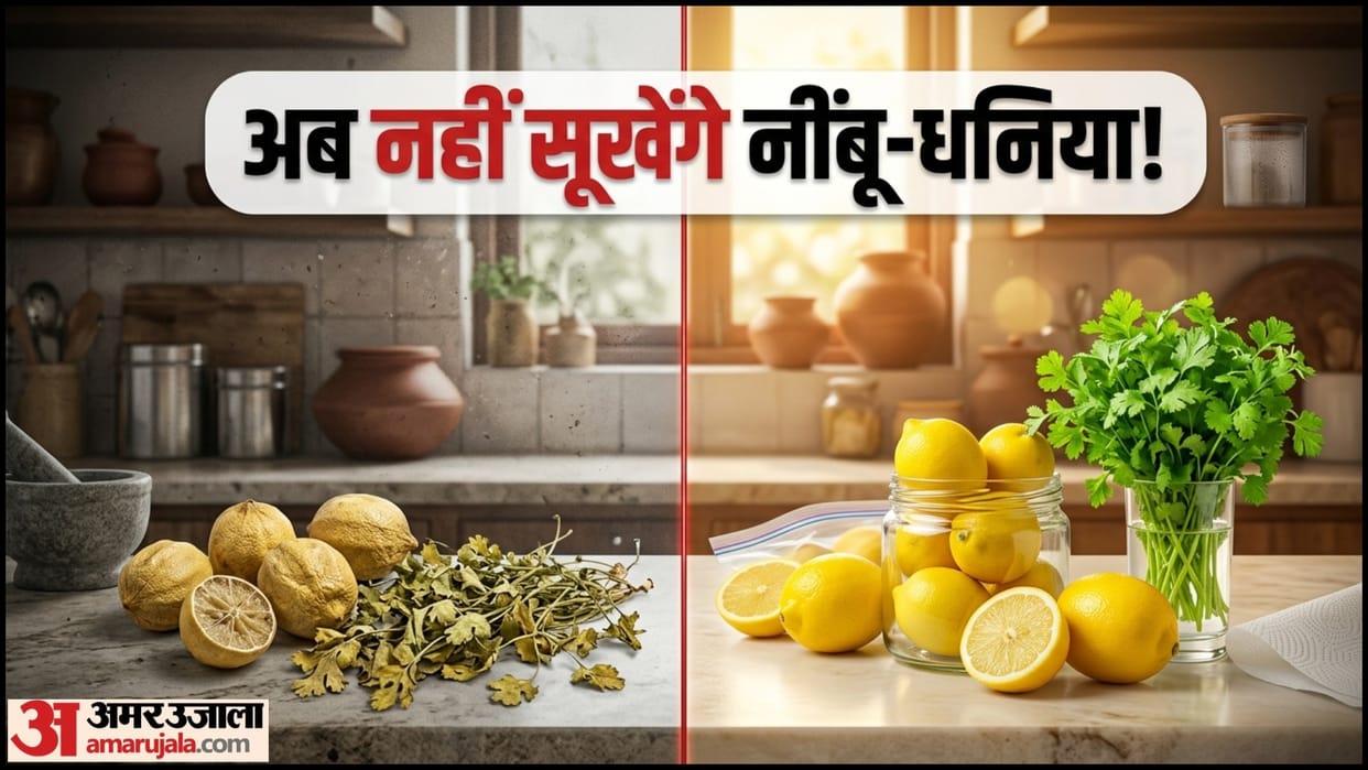 Kitchen Hacks Lemon Coriander Storage Tips In Hindi nimbu ko taza kaise rakhe bina freeze