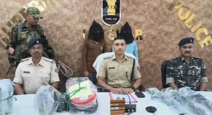 Major Anti-Naxal Operation in Latehar Two JJMP Militants Arrested AK-47 and Large Cache of Weapons Seized