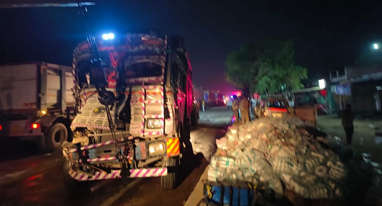 Kanpur Accident Dumper Collides with Wedding Procession Van Followed by a Six Vehicle Pileup 16 Injured