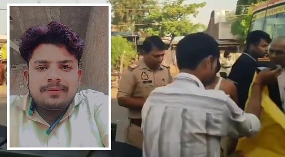 Kanpur Accident Unidentified Vehicle Strikes Bike Crashes into Parked Truck Dairy Worker Dead One Injured
