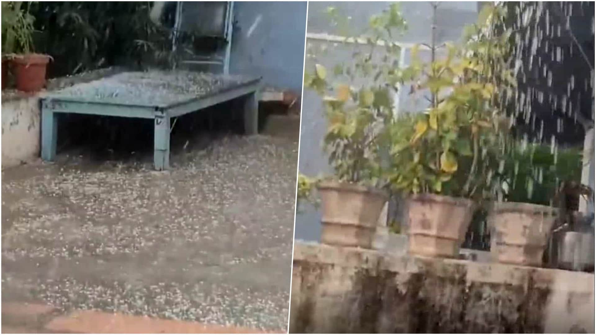 बालोतरा में बारिश और ओलावृष्टि